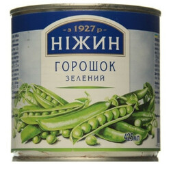 Нежен. Горошек зеленый 425гр (4823006803668)