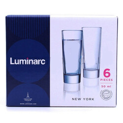 Luminarc. Набор стопок Luminarc New York 6*50мл  (4690509009862)