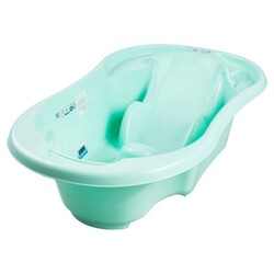 TEGA. Ванночка TEGA "Комфорт", с термометром, 2 в 1, анатомическая бирюза (5902963011893)