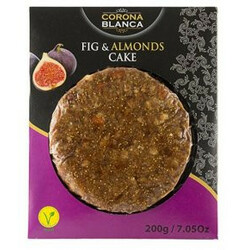 Corona Blanca. Пирог из сухофруктов инжир миндаль 200 гр(8412554000801)