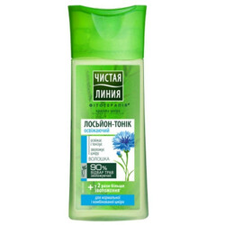 Чистая Линия. Лосьон-тоник Фитотерапия для нормальной и комбинированной кожи лица 100мл (87141007112
