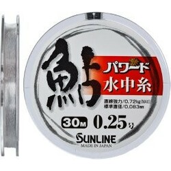 Sunline .  Волосінь Powerd Ayu 30m №0.6-0.128mm 1.68kg(1658.10.29)
