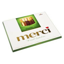 Merci. Шоколад Ассорти миндаль 250гр (4014400917956)