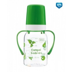 Canpol. Тритановая пляшка з ручкою, 120мл, 3мес+  (11-821)