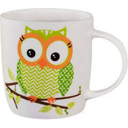 Keramia. Чашка "Сова" зелена 415мл в подарунковій упаковці. Артикул: 21-272-008 (4823083