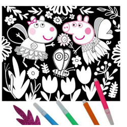 Peppa Pig. Н-р Аппликация на бархате Летн сад Пеппы шт (4680274027321)