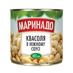 Маринадо. Квасоля в ніжному соусі 425мл(4820078571563)
