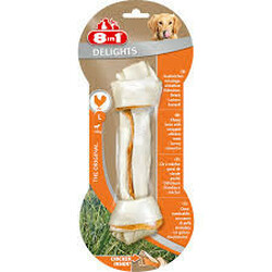 8in1. Кісточка для собак  Delights з курячим м'ясом L( 4048422102472)