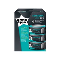 Tommee Tippee. Сменная касета для накопителя подгузников Sangenic Tec, 3 шт арт. 30002 (203311)