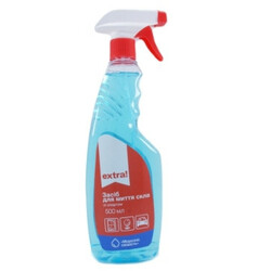Extra! . Средство для мытья стекол морозная свежесть   500мл (  4824034044702)