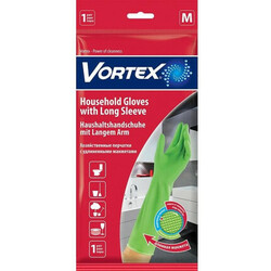 Vortex. Перчатки хозяйственные удлин.манжеты М шт (4823071620153)