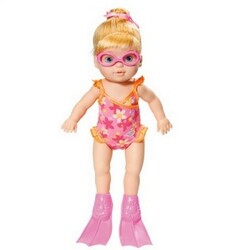 Zapf. Інтерактивна лялька MY LITTLE BABY BORN - ВЧИМОСЯ ПЛАВАТИ(818725)