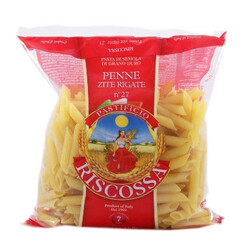 Riscossa. Вироби макаронні Riscossa Пенне Зите Ригате Перь 500 г(8011780009277)