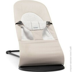 BABYBJÖRN. Шезлонг-качалка Baby Bjorn Balance Soft Джерси, Бежево-серый (7317680050830)