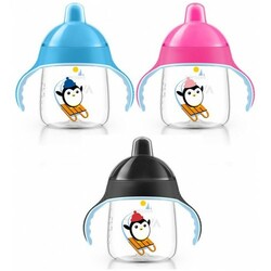 Avent.Чашка с носиком, мягкие ручки, клапан от протекания 340 мл от 18 мес. (SCF755)