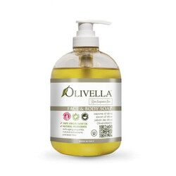 Olivella. Рідке мило для особи і тіла для чутливої шкіри, 500мл(764412204080)