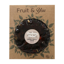 Fruit and You. Пирог из сухофруктов клюква-миндаль 200 гр(8412554000856)