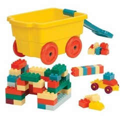 Battat Lite. Конструктор Архитектор 54 детали в тележке (BT2539Z)