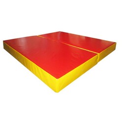 Tia - sport. Мат страхувальний 200х100х20 см червоно-жовтий(sm - 0146)