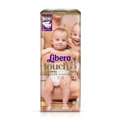 Libero. Одноразові підгузники Libero Touch 3(4-8 кг) 50 шт.(7322541070834)