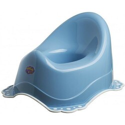 Maltex. Горшок с нескользящей основой Classic Голубой (70513)