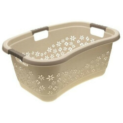 Keeeper. Кошик для білизни Deluxe кремова 49л (4052396015515)
