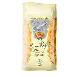 Щедро. Вироби макаронні Щедро Пір'я 400 г(8025202370364)