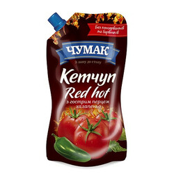 Чумак. Кетчуп "Red Hot" ПЕТ 280г(4820156768281)