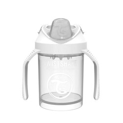 Twistshake. Чашка-непроливайка  Міні 230мл 4+мес Біла(69884)