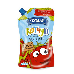Чумак. Кетчуп "Ніжний для дітей", ДП 200г(4820156769547)