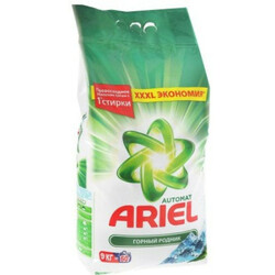 Ariel. Порошок стиральный Горный источник автомат 9кг (8001090157829)