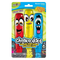 Scentos. Набор цветных мелков для рисования с держателем (3 цвета) (13695)