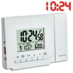 TFA. Часы проекционные , USB, адаптер, белый, 126x53x93 мм (60501302)