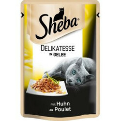 Sheba. Корм для котов Sheba Black&Gold с курицей в желе 85 г(4770608247409)