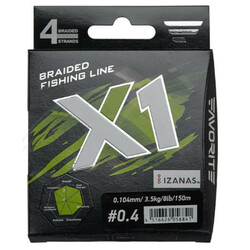 Favorite. Шнур X1 PE 4x 150m(l.green) 0.6/0.128mm 12lb/5.4kg(1693.11.28)