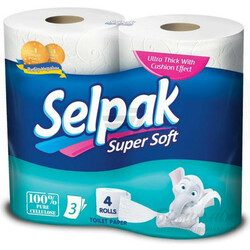Selpak. Бумага туалетная а12 4шт  (8690530204492)
