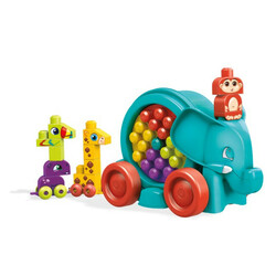 Fisher Price. Конструктор "Яркий слоненок" Mega Bloks (FFG21)