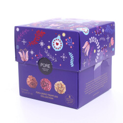 Pure Chocolate. Цукерки трюфель різдвяна колекція  124 г(4751011195617)