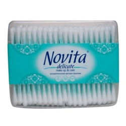 Novita. Палички ватні банка 300шт-уп(4820096970980)