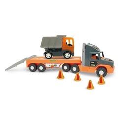 Wader.  Эвакуатор Super Tech Truck с грузовиком (36710)