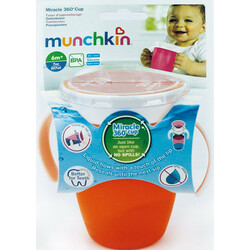 Munchkin. Чашка непроливайка Miracle 360, 6 мес +, 207 мл. (012442)