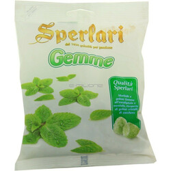 Sperlari. Конфеты Gemme мятные жевательные 175г(8008380001978)
