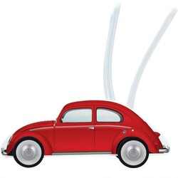 Hape. Толкач "Машина красная" (E0380)