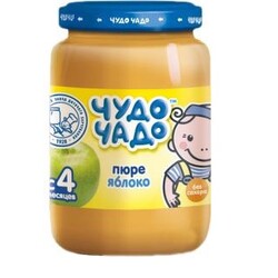 Пюре Диво-чадо з яблук без цукру, 170 р. 4+ м (4820016251410)