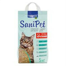 Природа. Наповнювач SaniPet бентонітовий великий 5кг(4823082407798)