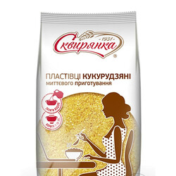 Сквирянка. Хлопья кукурузные не требуют варки 400г(4820006011277)