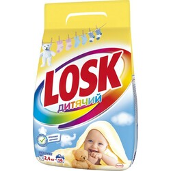 Losk. Стиральный порошок Losk Дитячий 2.4 кг  (9000101341027)