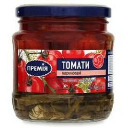 Премія. Томати Чери мариновані 450гр(4823096405704)