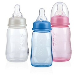 Nuby. Антиколиковая пляшка із стандартною шийкою, 150мл, 0мес+  (1008)