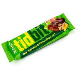 Roshen. Шоколад молочный Tid Bit вкус имбирно-цитрусовый тарт 70 гр(4823077624216)